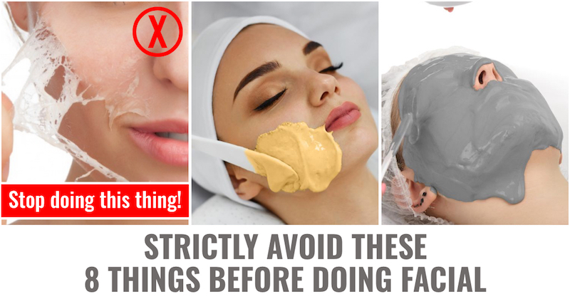 8 Essential Issues You Ought to By no means Do Earlier than a Facial 8 Essential Issues You Ought to By no means Do Earlier than a Facial